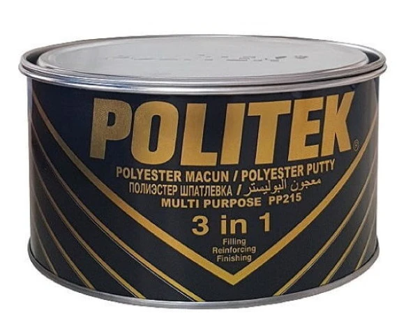 POLİTEK 3İN1 MULTİ POLYESTER MACUN 3/1 YEŞİL PP215