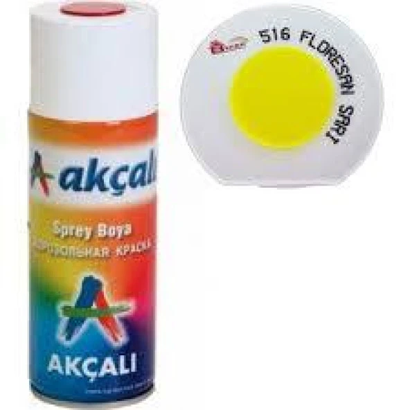 AKÇALI 516 FLORESAN F.SARI SPREY 400ML - Resim 2