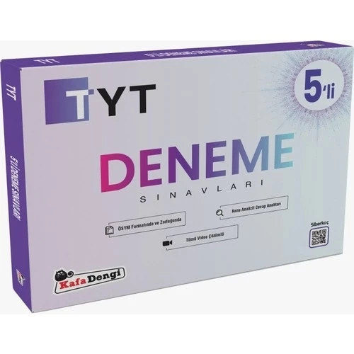 KAFADENGİ TYT 5 Lİ DENEME SINAVLARI SET