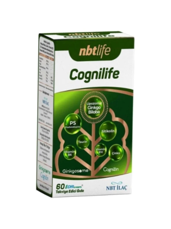 NBT Life Cognilife Takviye Edici Gıda 60 Kapsül