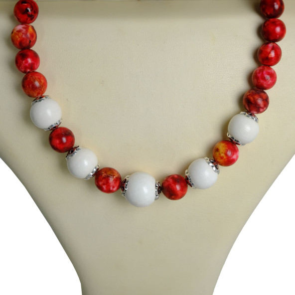 Lületaşı Ebruli Kolye - 2