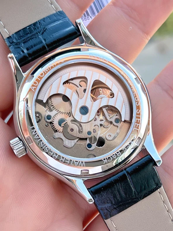 Ferucci Otomatik Ay/Güneş Kadran Özellikli 30 Mt Suya Dayanıklı Erkek Kol Saati EFC.03343.01 - Resim 4