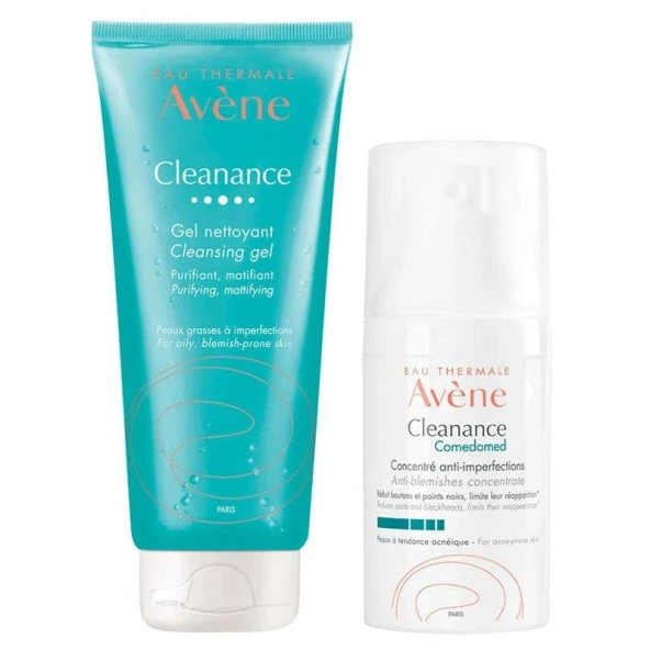 Avene Cleanance Gel 200 ml + Avene Cleanance Comedomed 30 ml Yağlı & Akneye Eğilimli Ciltler Bakım K