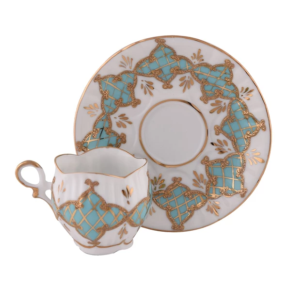 Kütahya Porselen El Yapımı Aizonai Kahve Fincanı - 2