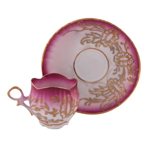 Kütahya Porselen El Yapımı Aizonai Kahve Fincanı - 3