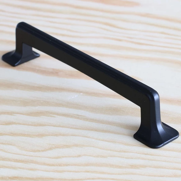 Penguen Siyah Metal 128 mm-12.8 cm Mobilya Çekmece Mutfak Dolabı Dolap Kapak Kulpları Kulbu Kulpu - 4