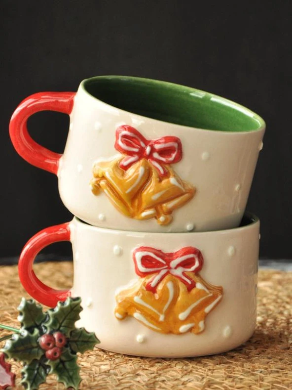 Newyear Kurbags 2 li Kupa 200 Ml Yeşil - 2