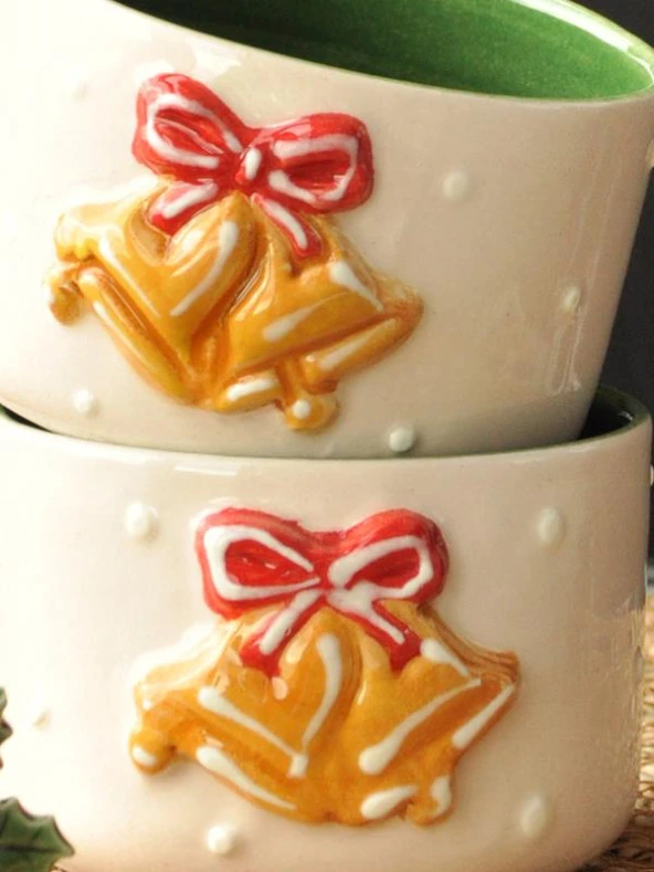 Newyear Kurbags 2 li Kupa 200 Ml Yeşil - 3