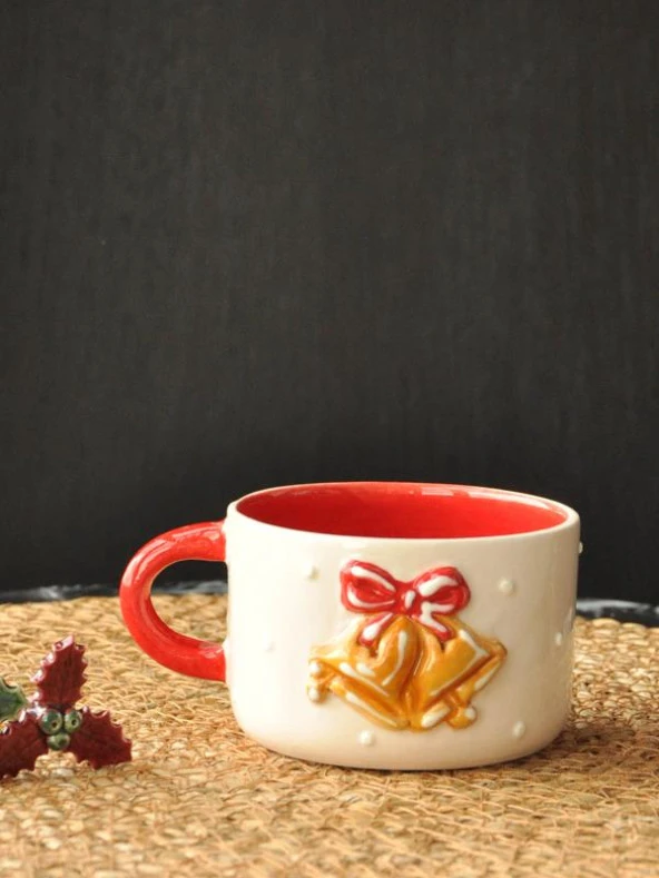 Newyear Kurbags 2 li Kupa 200 Ml Kırmızı