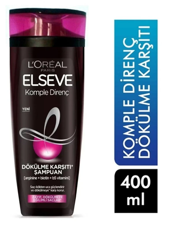 ELSEVE Şampuan 400ml Dökülme Karşıtı