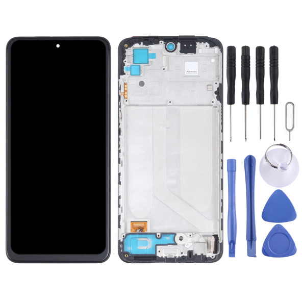 Xiaomi Uyumlu M2101K7BG Redmi Note 10S Ekran Lcd Dokunmatik Full Çıtalı TFT (AAA Kalite) - 2