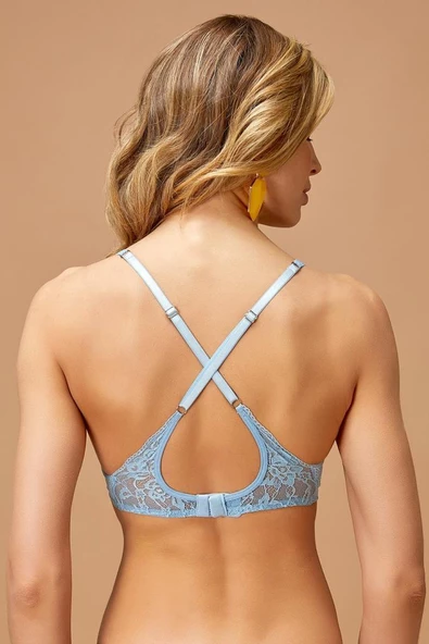 Nurteks Bayan Dantelli Destekli Sütyen Külot Takımı 4409 - Resim 5