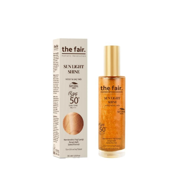 the fair. Sun Light Shine SPF 50+/PA++++ Vücut ve Saç Yağı 30 ml - 5