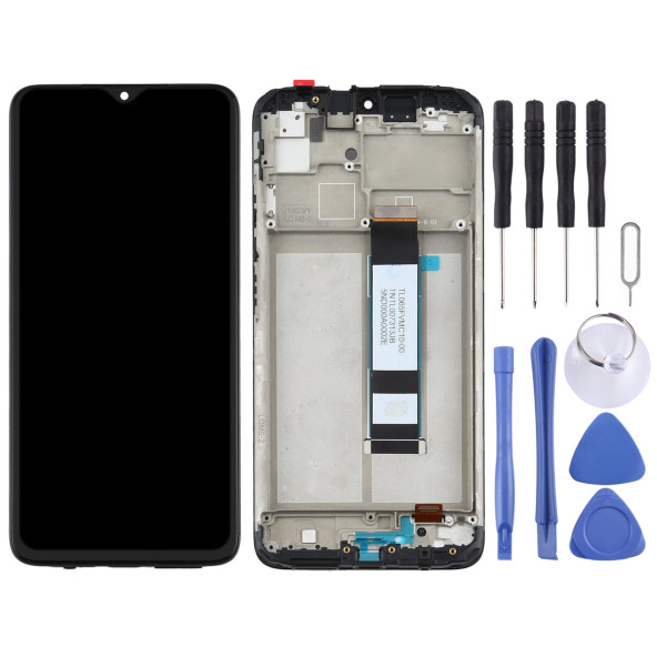Xiaomi Uyumlu M2010J19SG Redmi 9T Ekran Lcd Dokunmatik Full Çıtalı - 2