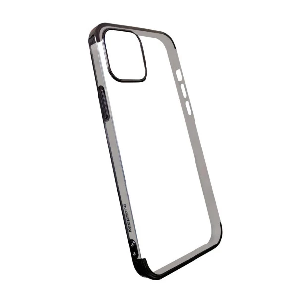 Keephone Apple iPhone 12 Pro Max Silikon Kılıf - Siyah - Resim 3