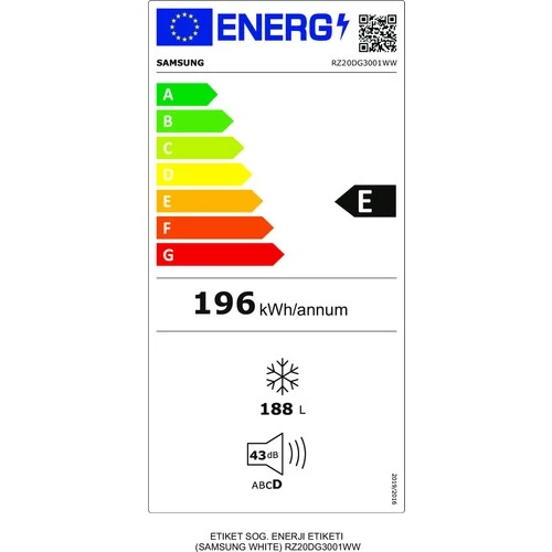 Samsung RZ20DG3001WW 6 Çekmeceli Dikey Derin Dondurucu - 5