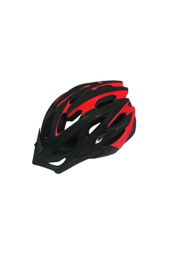 Zozo Mv29 Işıklı Unisex Kask M Beden ( Baş Çevresi 55-58cm ) Siyah/kırmızı - 3