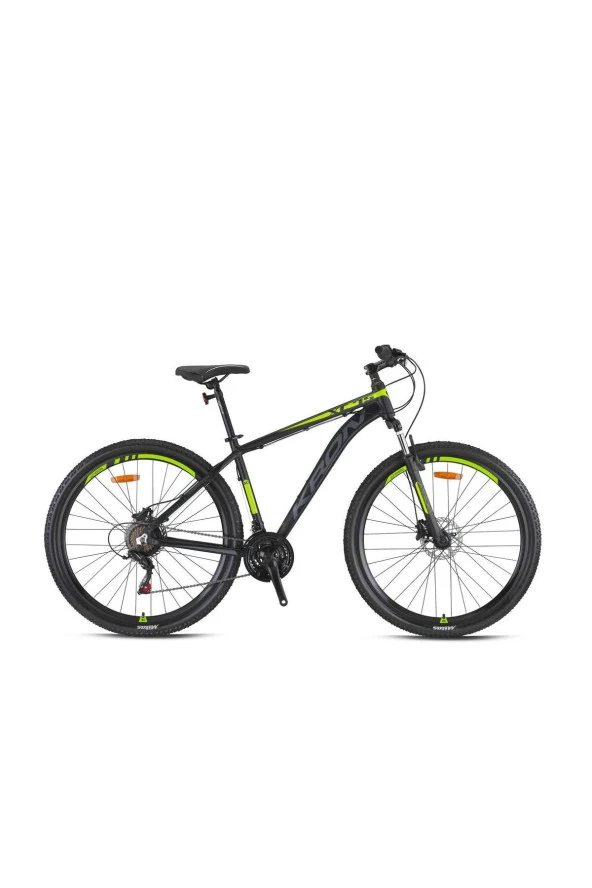 Kron XC 75 - 27.5" MTB - 17' - 21 Vites - M.DISC - Mat Siyah-Neon Sarı/Füme