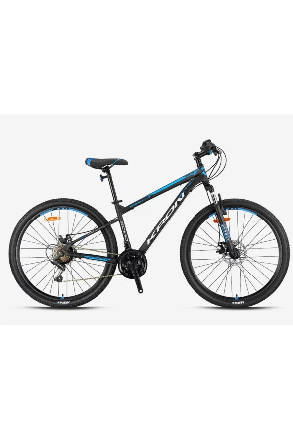 Kron VORTEX 4.0 - 26 MTB - 16' - 21 VİTES - M.DISC - MAT SİYAH-GRİ/MAVİ - 1