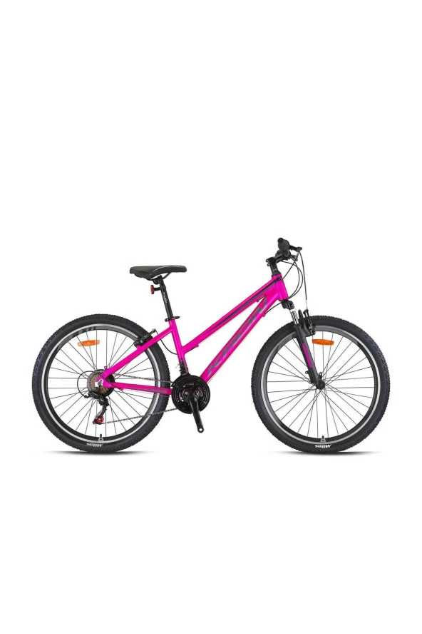 Kron XC 75 - 26" MTB Lady - 15' - 21 Vites - V.B. - Mat Pembe-Siyah/Füme