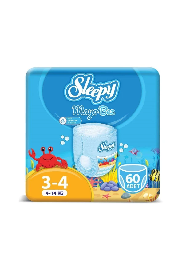 Sleepy Mayo Külot Bez 4 Numara Maxi 60 Adet 4-14 Kg