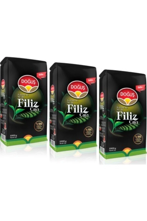 Doğuş Çay Es Marketing Doğuş Filiz Çayı 1 Kg.3 Adet Fiyatıdır.