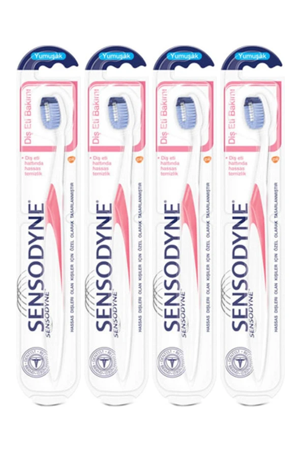 Sensodyne Diş Eti Bakımı Yumuşak Diş Fırçası X 4 Adet