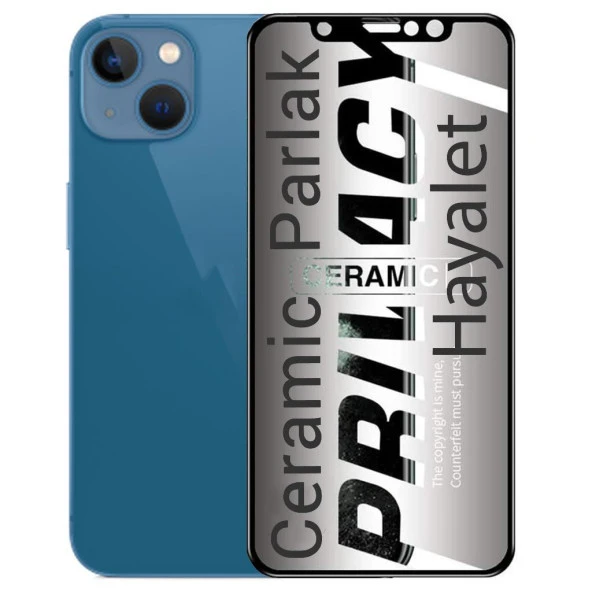 iPhone 13 Hayalet Ekran Koruyucu Parlak Seramik