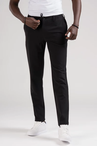 Dorss Regular Fit Beli Lastikli Ve İplikli Full Likralı Yazlık Jogger Pantolon - 3