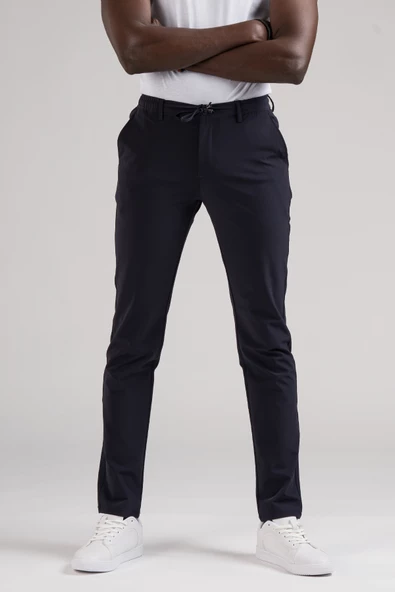 Dorss Regular Fit Beli Lastikli Ve İplikli Full Likralı Yazlık Jogger Pantolon - 8