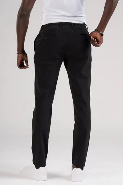 Dorss Regular Fit Beli Lastikli Ve İplikli Full Likralı Yazlık Jogger Pantolon - 5