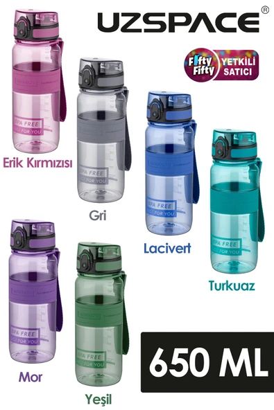 Uzspace Tritan Su Matarası 650 Ml Yenilenen Renkler - 8