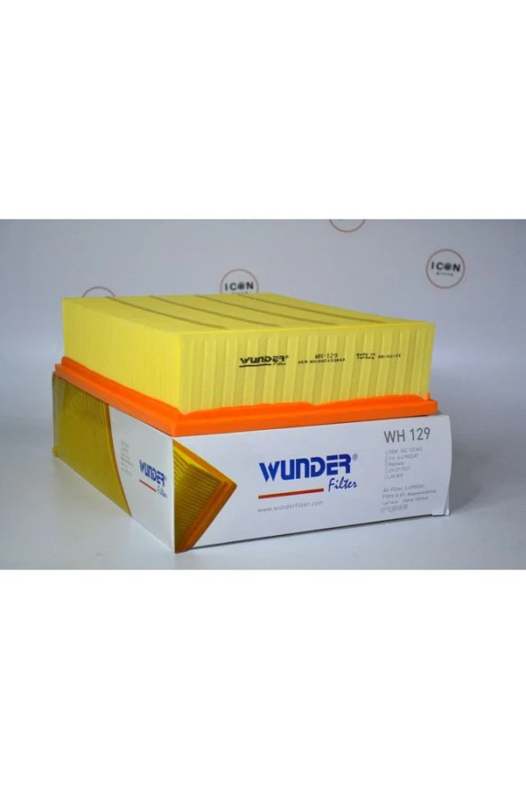 Icon Group - Volkswagen VW Group Passat A4 B7 Kasa - Exeo Hava Filtresi - WH129 - Resim 2