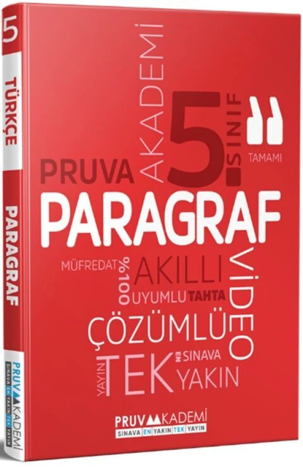 Pruva Akademi 5. Sınıf Paragraf Soru Bankası