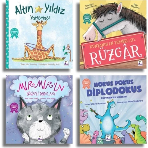 Okul Öncesi Pedagog Onaylı Uyku Vakti Hikayeleri Seti 1 (4 Kitap)