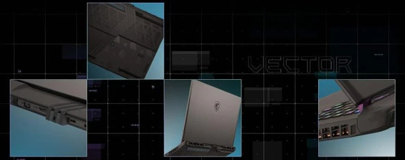 MSI NB VECTOR 16 HX A13VHG-495TR I7-13700HX 16GB DDR5 RTX4080 12GB 1TB SSD 16.0 FHD+ 144Hz W11 - 3