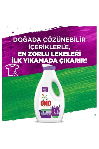 Omo Sıvı Deterjan Renkiler 26 Yıkama 1690 Ml - 5