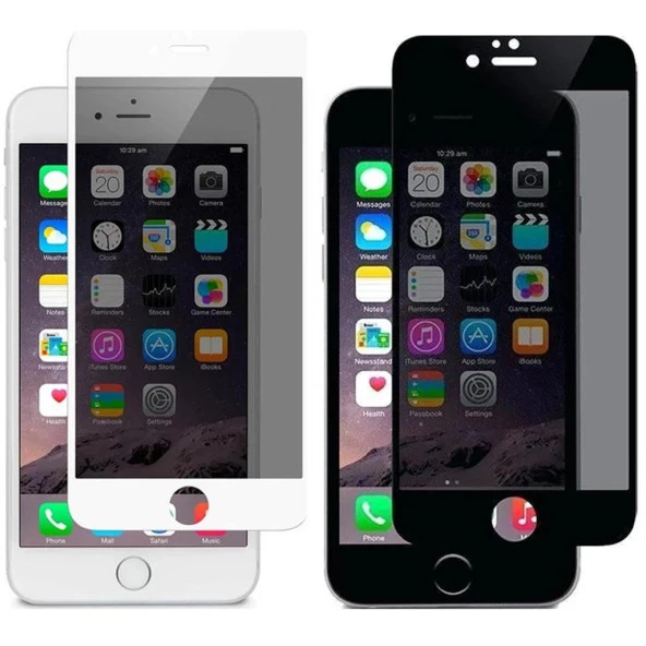 iPhone 8 Plus Hayalet Seramik Ekran Koruyucu Tam Kaplayan Gizli - 1
