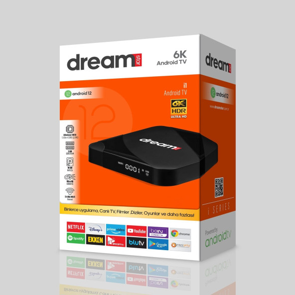 Dreamstar İ1 6K Android Tv Box (android 12 )