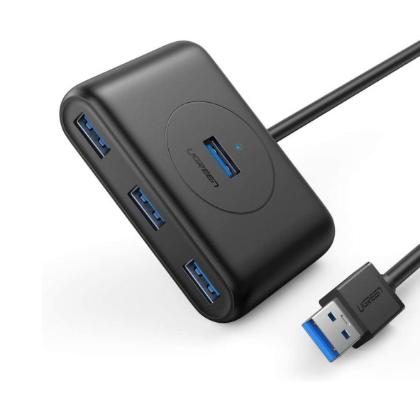 Ugreen USB 3.0 4 Portlu Hub Çoklayıcı Siyah 50 CM