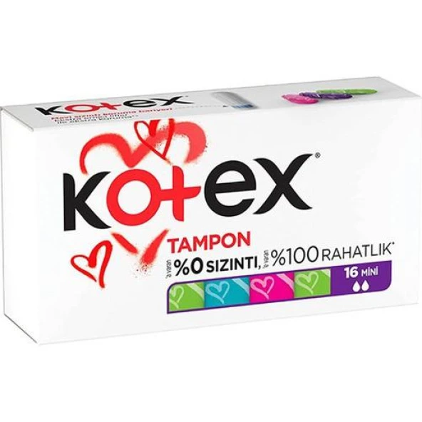 Kotex Tampon Mini 16 Adet