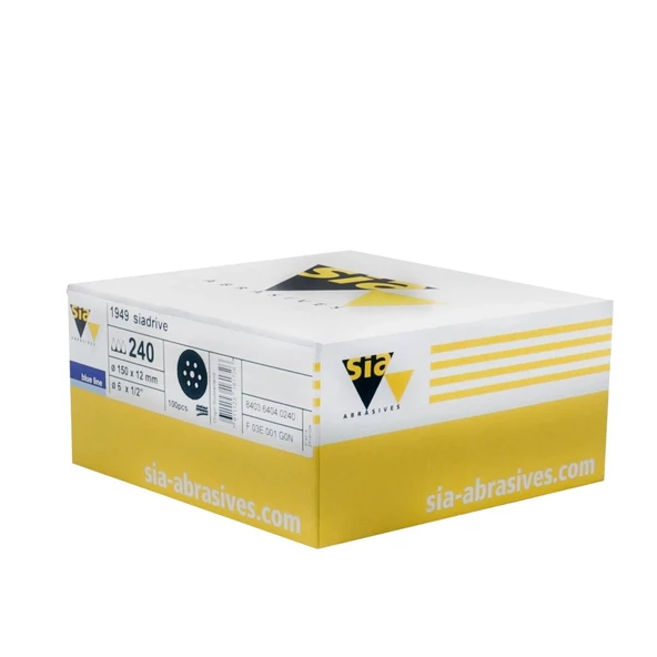 SİA 1949 HOOKIT ZIMPARA 150 MM 180 KUM | AHŞAP İŞLERİNİZDE MÜKEMMEL SONUÇLAR | 50 ADET