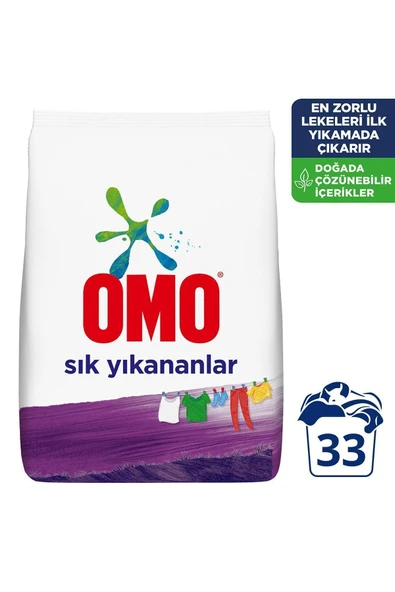 Omo Toz Çamaşır Deterjanı Sık Yıkananlar 5 Kg