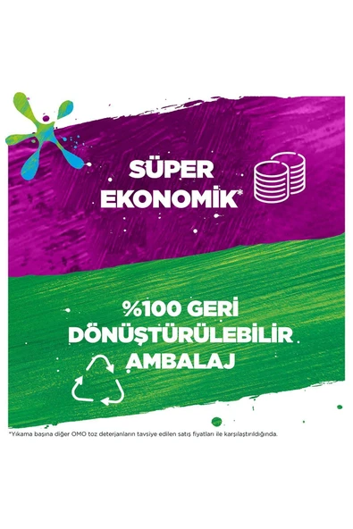 Omo Toz Çamaşır Deterjanı Sık Yıkananlar 5 Kg - 5