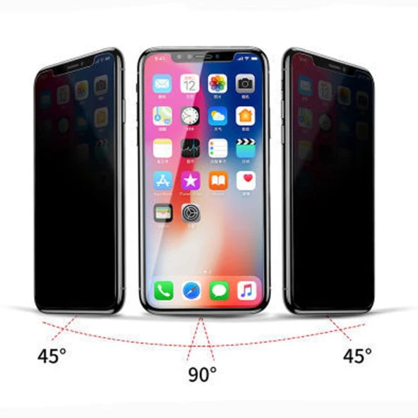 Xiaomi Redmi Note 8 Hayalet Ekran Koruyucu Kırılmaz Cam Gizli Privacy - 3