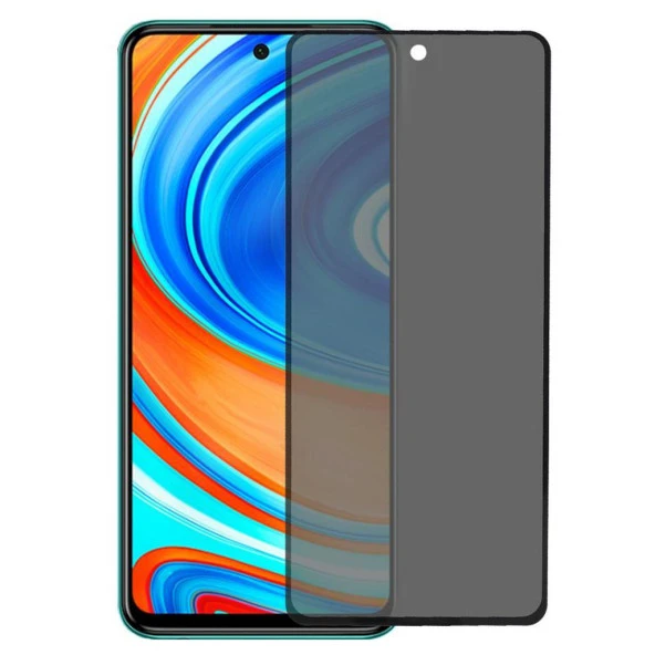 Xiaomi Redmi Note 9 Pro Hayalet Ekran Koruyucu Tam Kaplayan Gizli