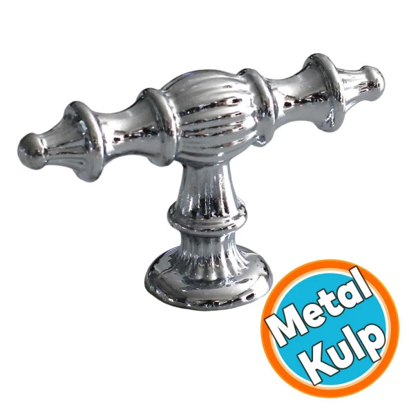 Mobilya Kulp Renk Düğme Mutfak Çekmece Dolabı Dolap Kulpları Kapak Kulpu Kulbu Tek Vida Krom ürün görseli