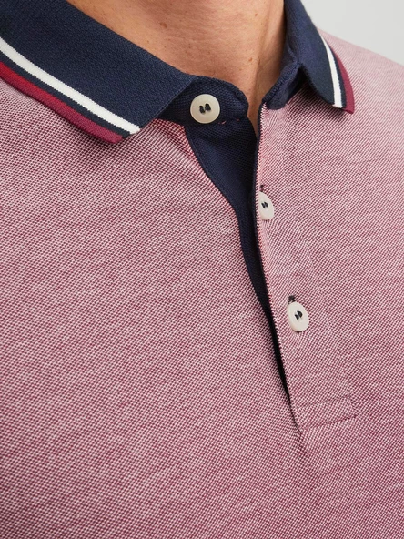 JACK JONES Erkek Polo Yaka Tişört 12136668 - Resim 6