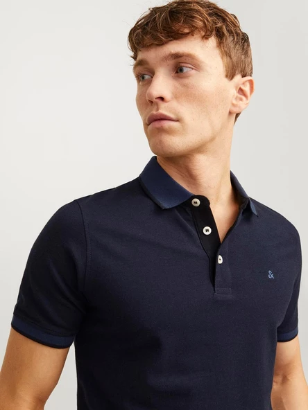 JACK JONES Erkek Polo Yaka Tişört 12136668 - 7