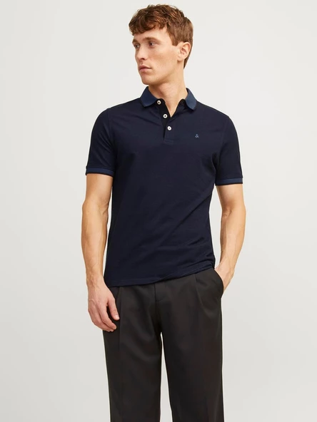 JACK JONES Erkek Polo Yaka Tişört 12136668 - 2